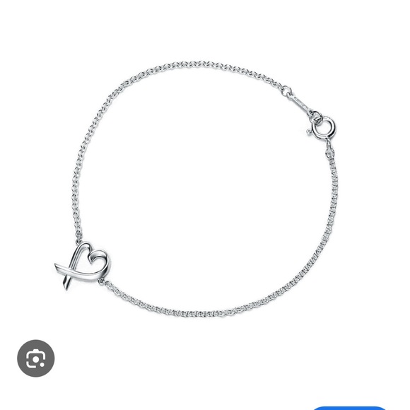 Tiffany & Co. Silver Loving Heart Bracelet